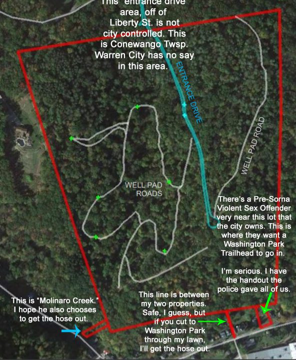 Washington Park boundaries and lines